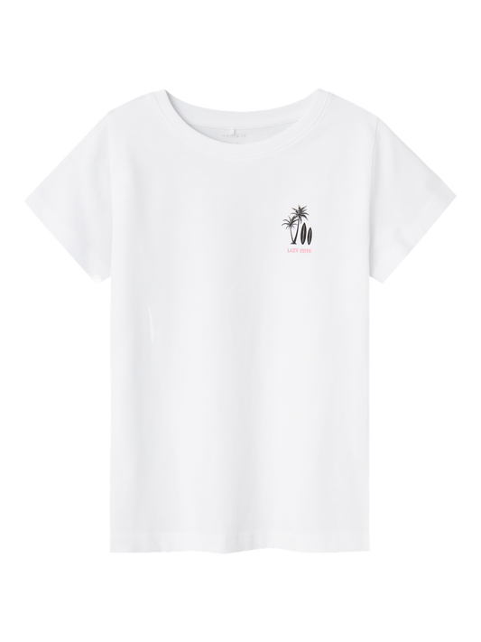 NKFHIANJA T-Shirts & Tops - Bright White