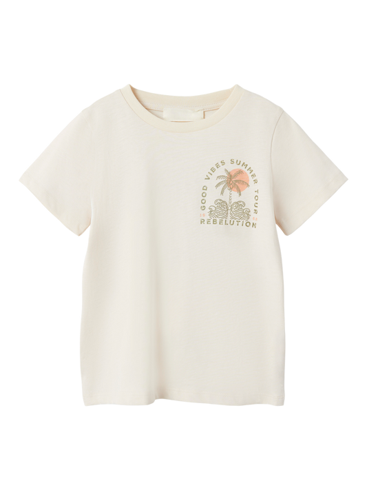 NMMFERAMO T-Shirts & Tops - Whitecap Gray