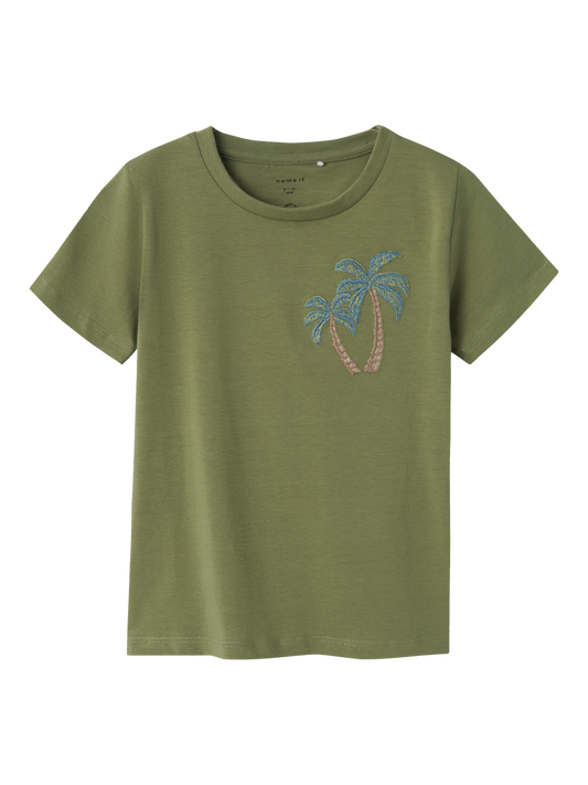 NMMHAKAN T-Shirts & Tops - Oil Green