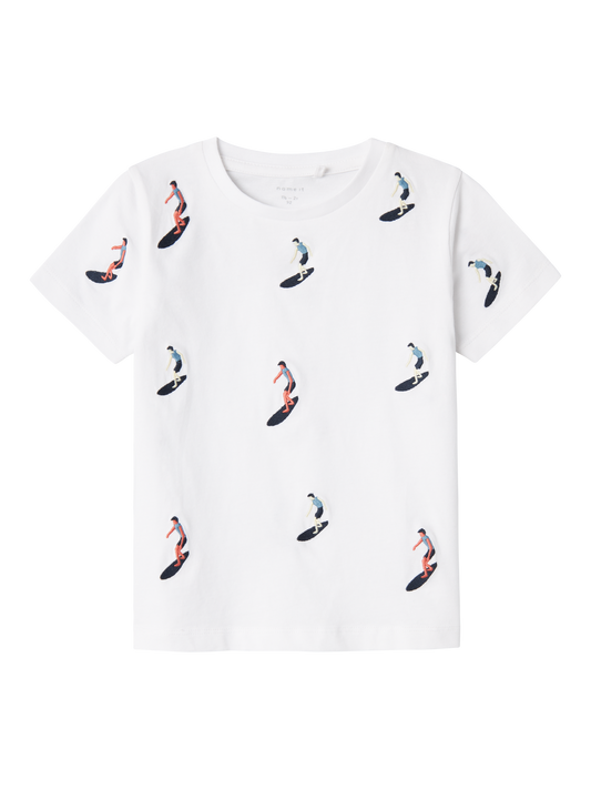 NMMHELUR T-Shirts & Tops - Bright White