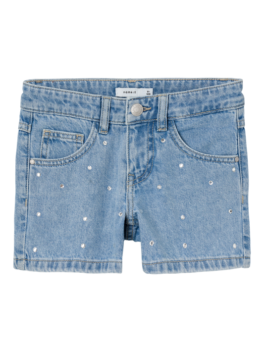 NKFROSE Shorts - Light Blue Denim