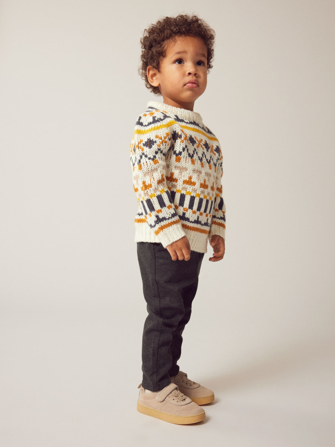NMMSILAS Trousers - Dark Grey Melange