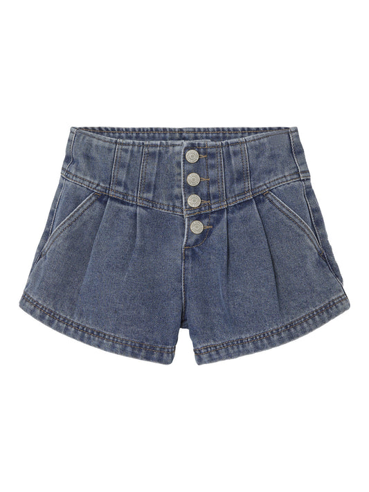 NKFBELLA Shorts - Medium Blue Denim