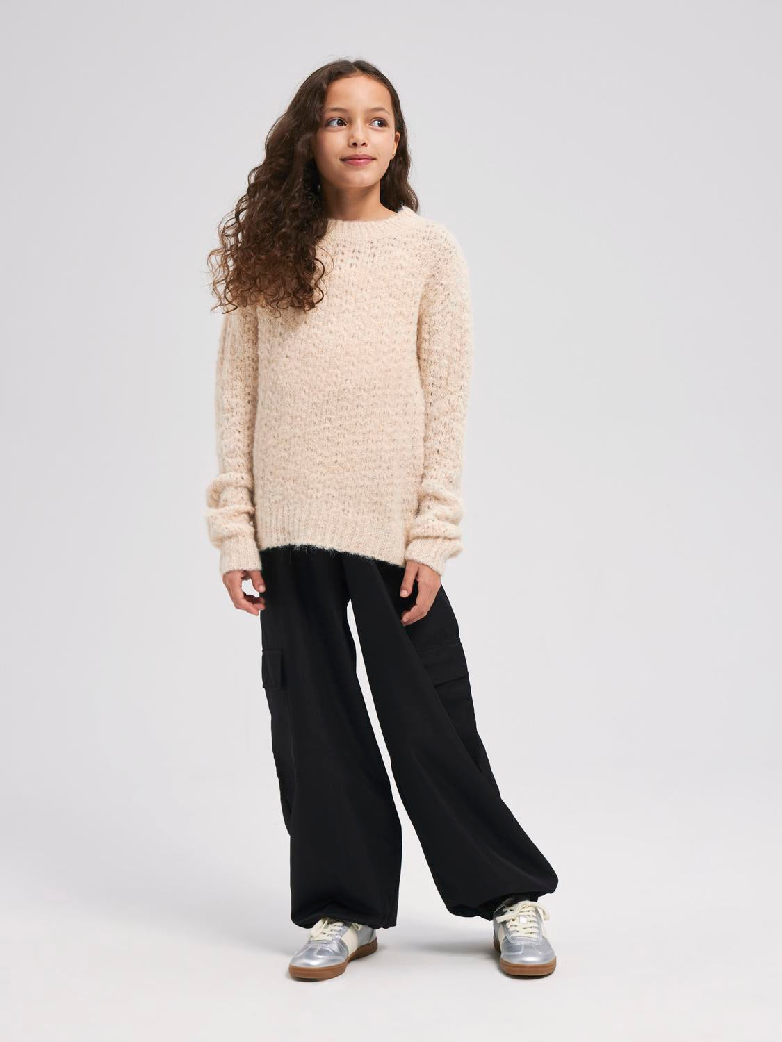 NKFSIMINIA Trousers - Black