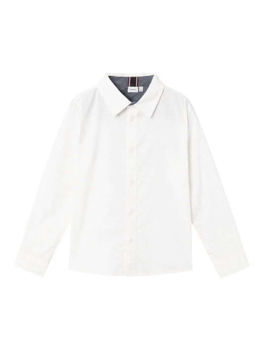 NKMNEWSA Shirts - Bright White