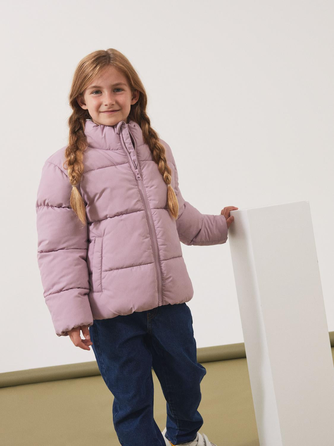 NKFMILAN Outerwear - Mauve Shadows
