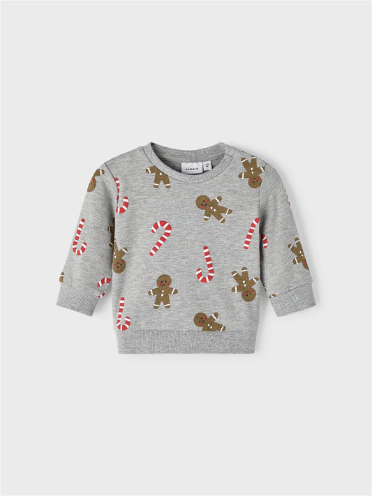 NBNRICHRIST Sweatshirts - Grey Melange