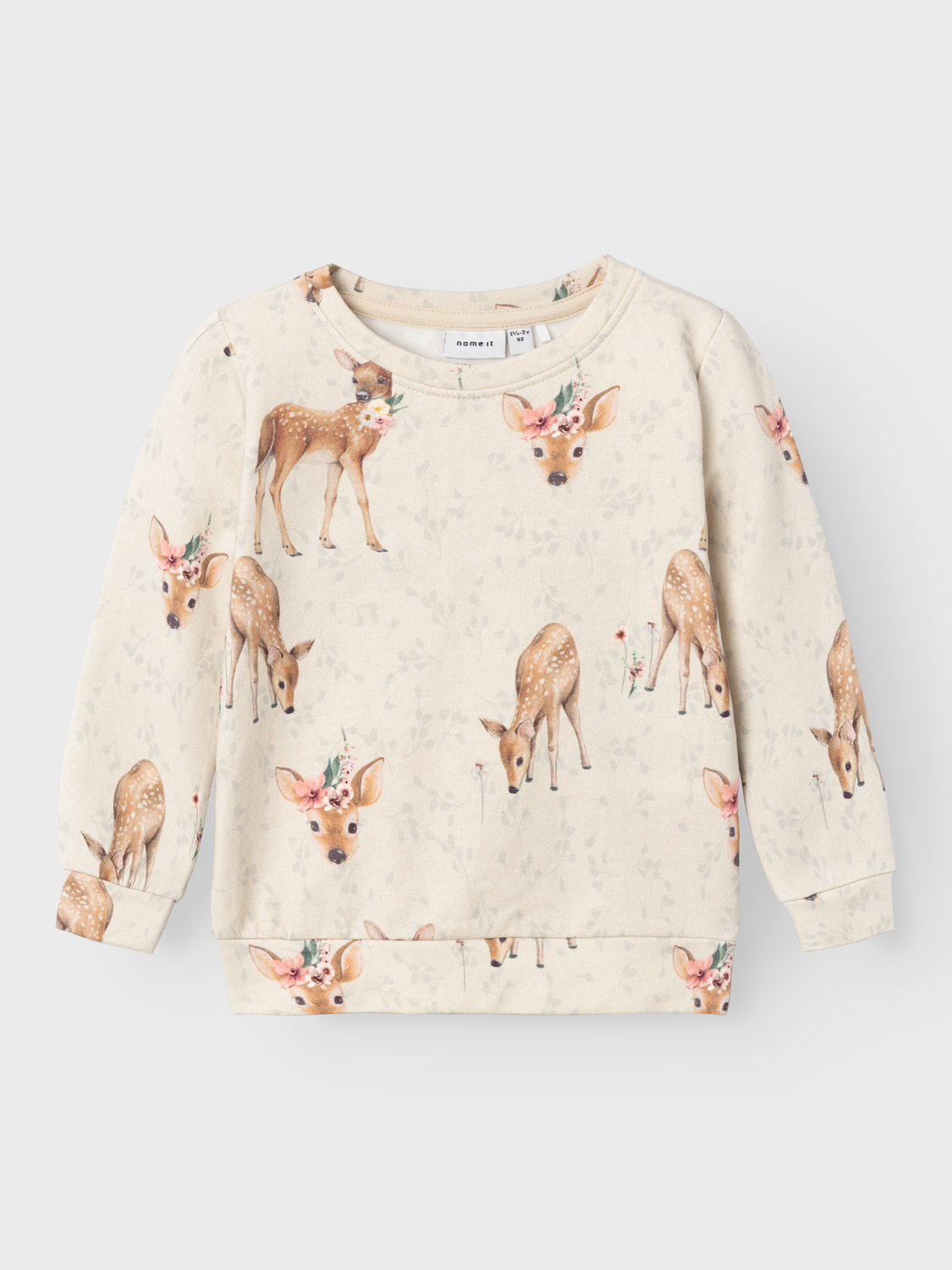 NMFOBAMBI Sweatshirts - Peyote Melange