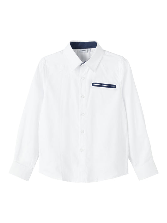 NKMRINAL Shirts - Bright White