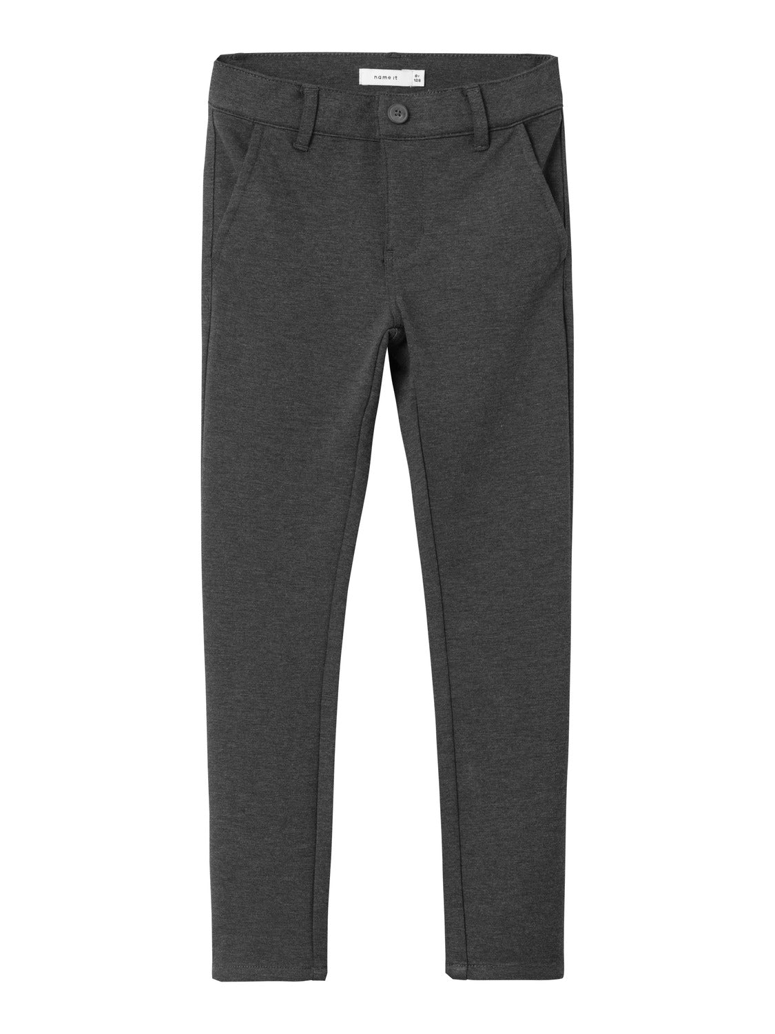NKMSILAS Trousers - Dark Grey Melange