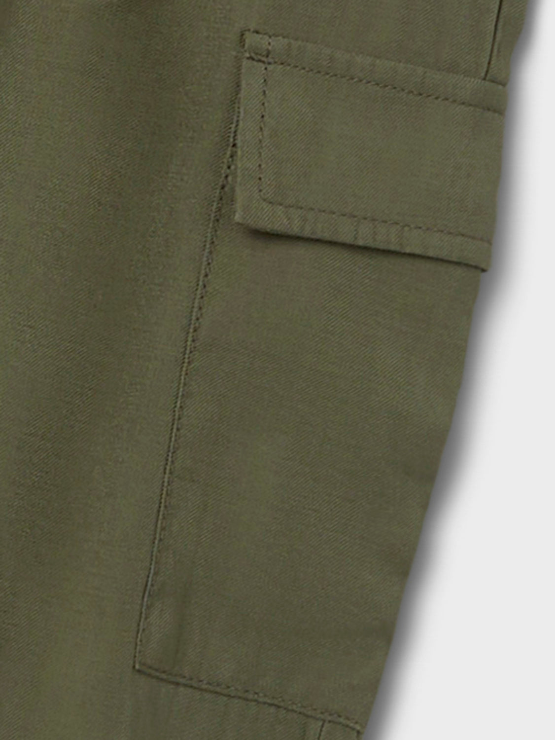 NKFBELLA Trousers - Deep Lichen Green
