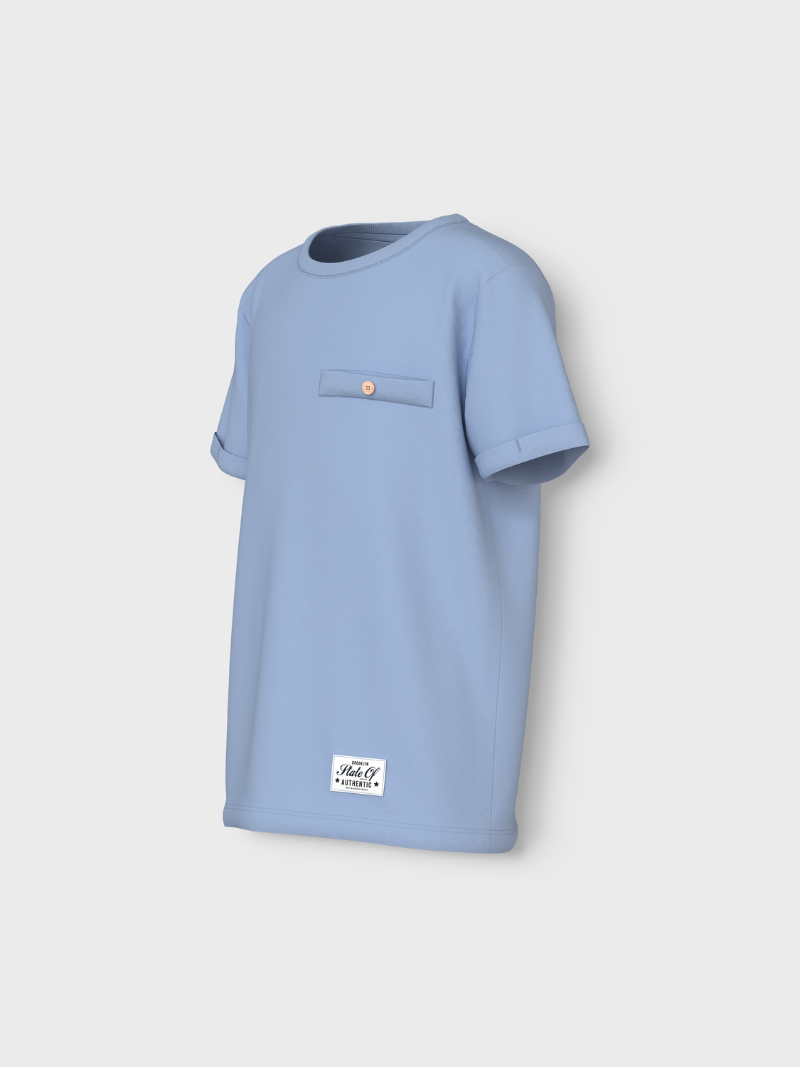 NKMVINCENT T-Shirts & Tops - Chambray Blue