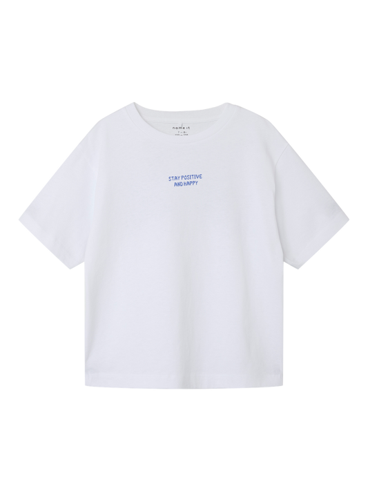 NKFFRIMIA T-Shirts & Tops - Bright White