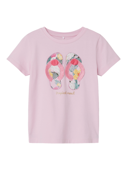 NMFFRANSISCA T-Shirts & Tops - Parfait Pink