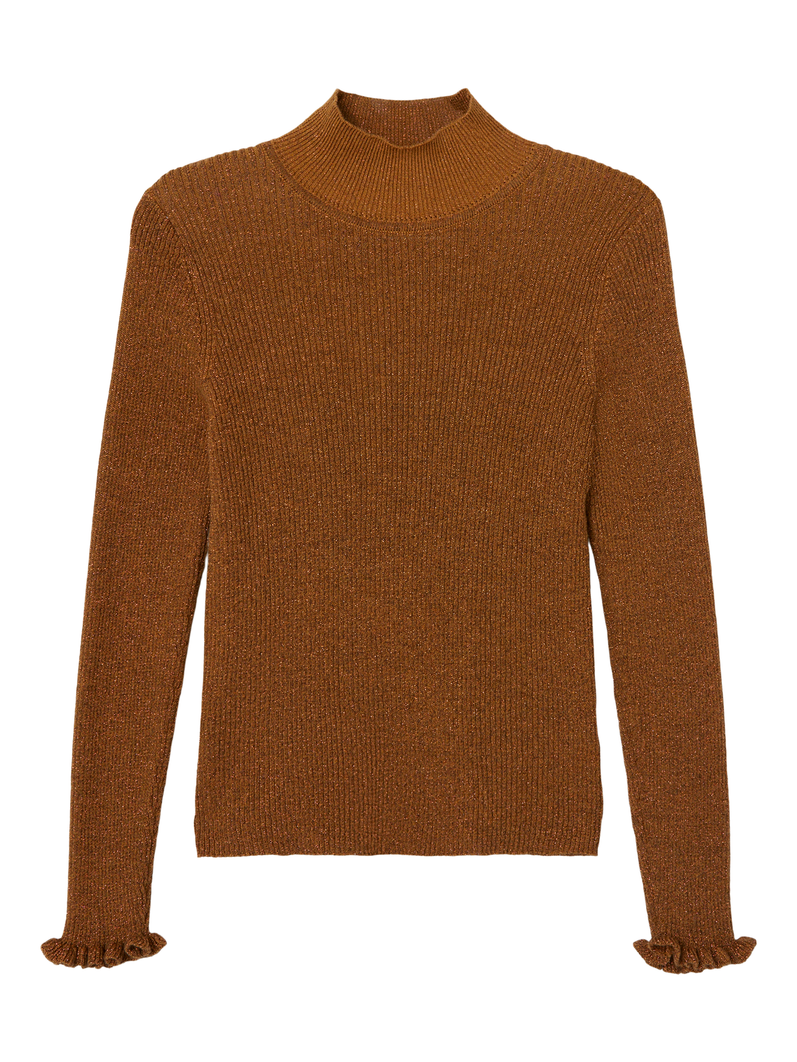 NKFRIAGLITTER Knit - Bone Brown