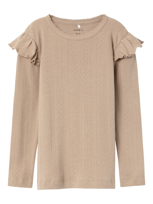 NMFNINNA T-Shirts & Tops - Savannah Tan