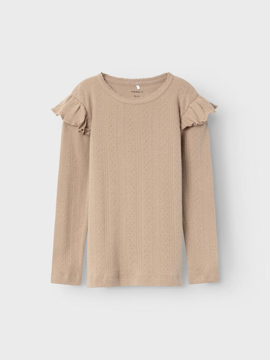 NMFNINNA T-Shirts & Tops - Savannah Tan