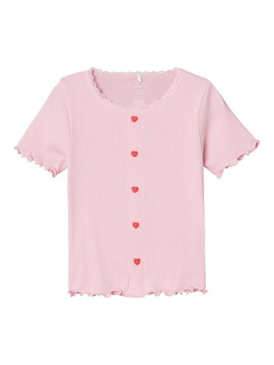 NKFFRAKKI T-Shirts & Tops - Parfait Pink