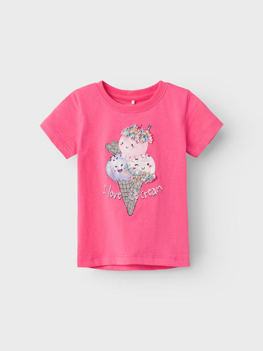 NMFFIGNE T-Shirts & Tops - Camellia Rose