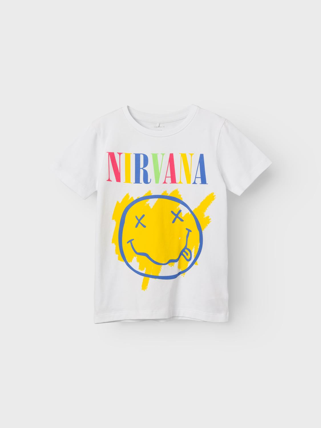 NKMSEVINIUS T-Shirts & Tops - Bright White