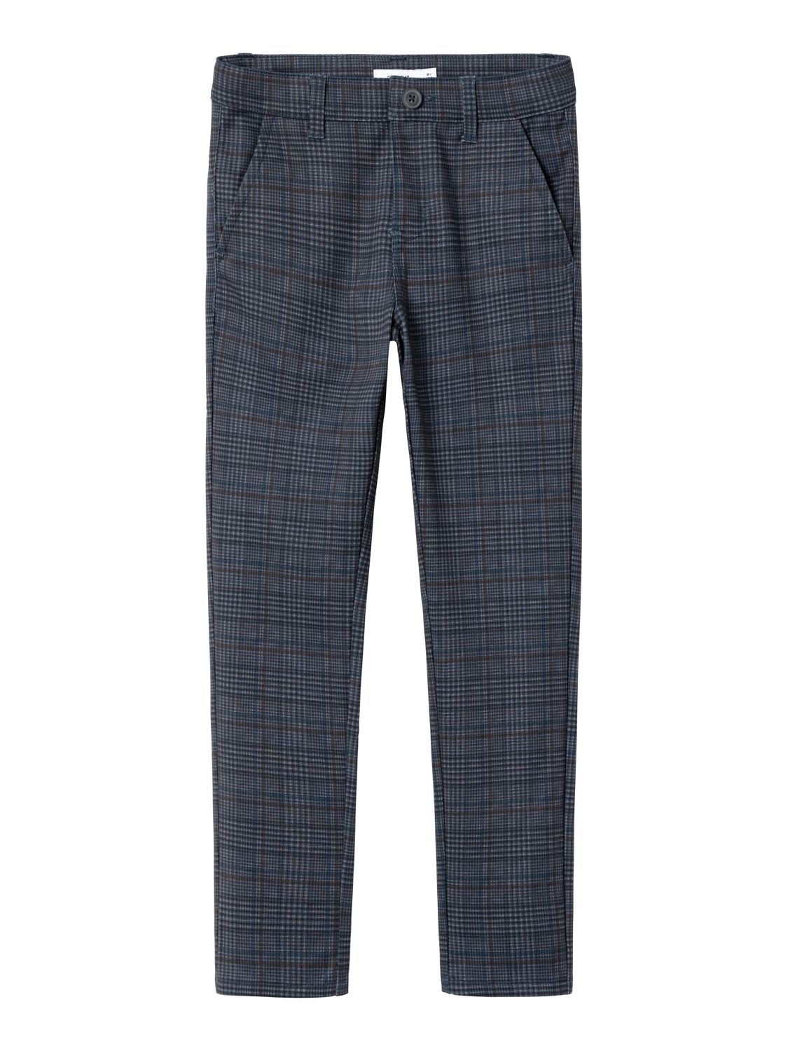 NKMSILAS Trousers - Grey Pinstripe