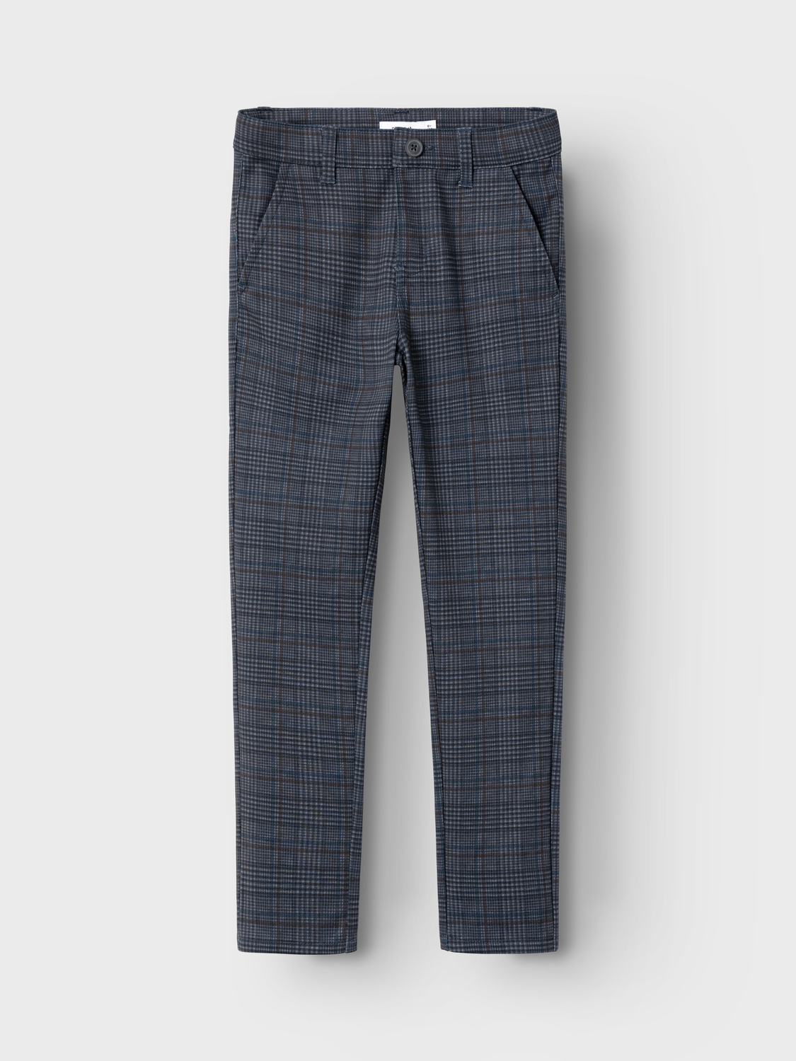 NKMSILAS Trousers - Grey Pinstripe