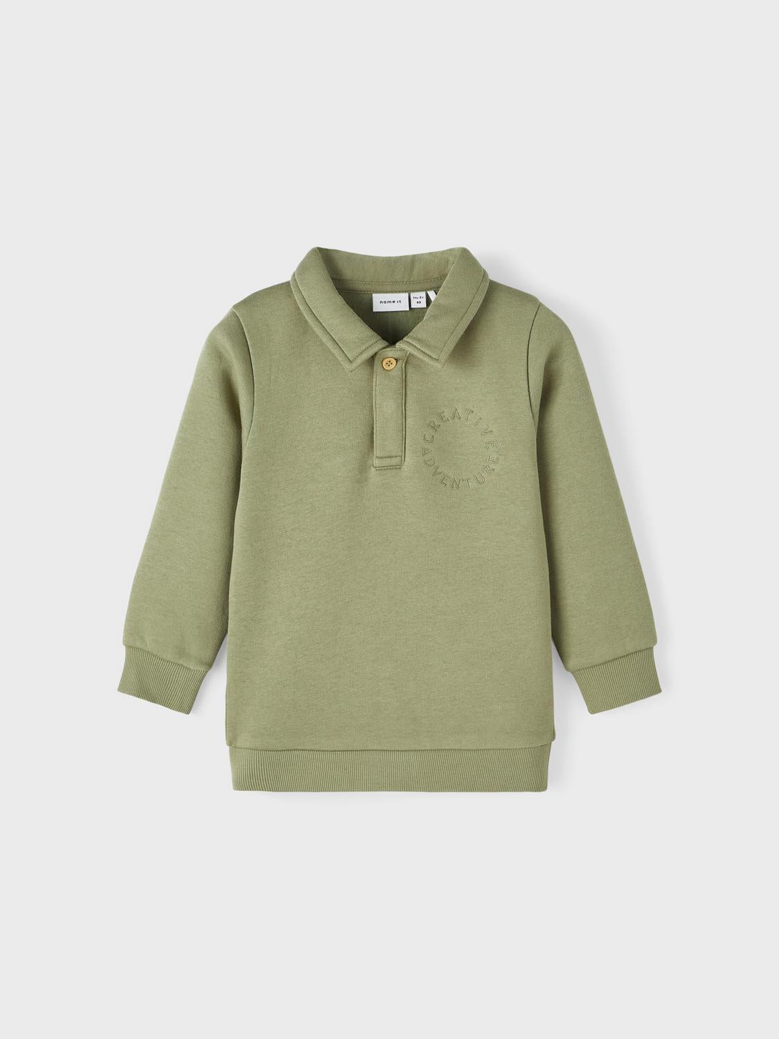 NMMOZZY Sweatshirts - Oil Green
