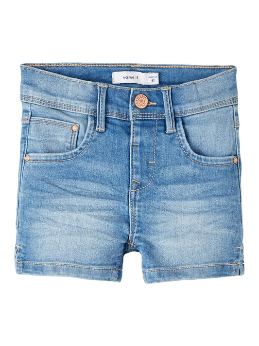NMFSALLI Shorts - Medium Blue Denim