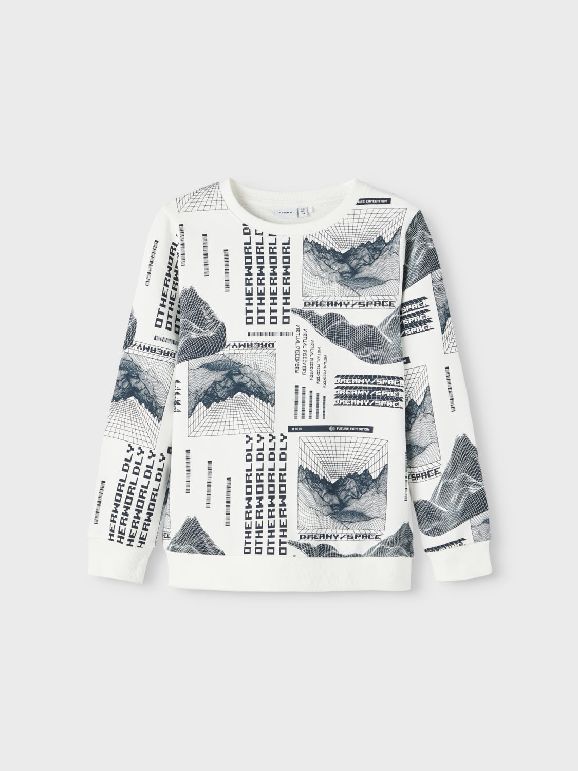 NKMLOLUMBO Sweatshirts - White Alyssum