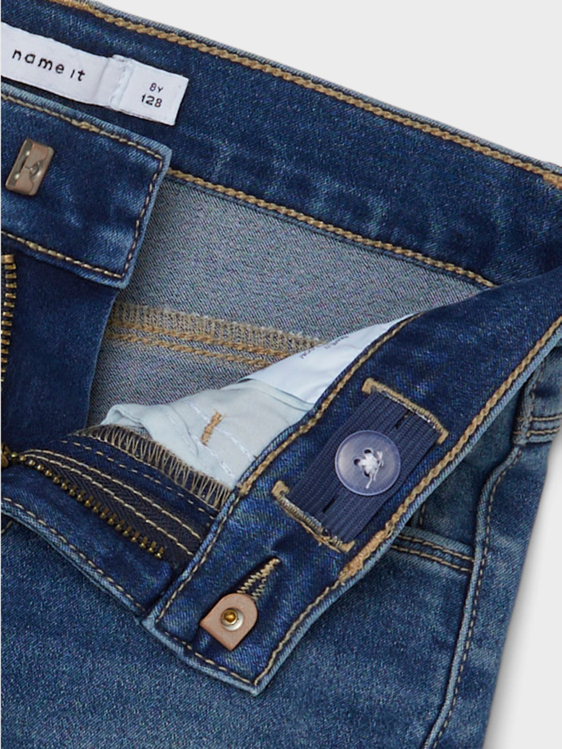 NKFSALLI Shorts - Medium Blue Denim