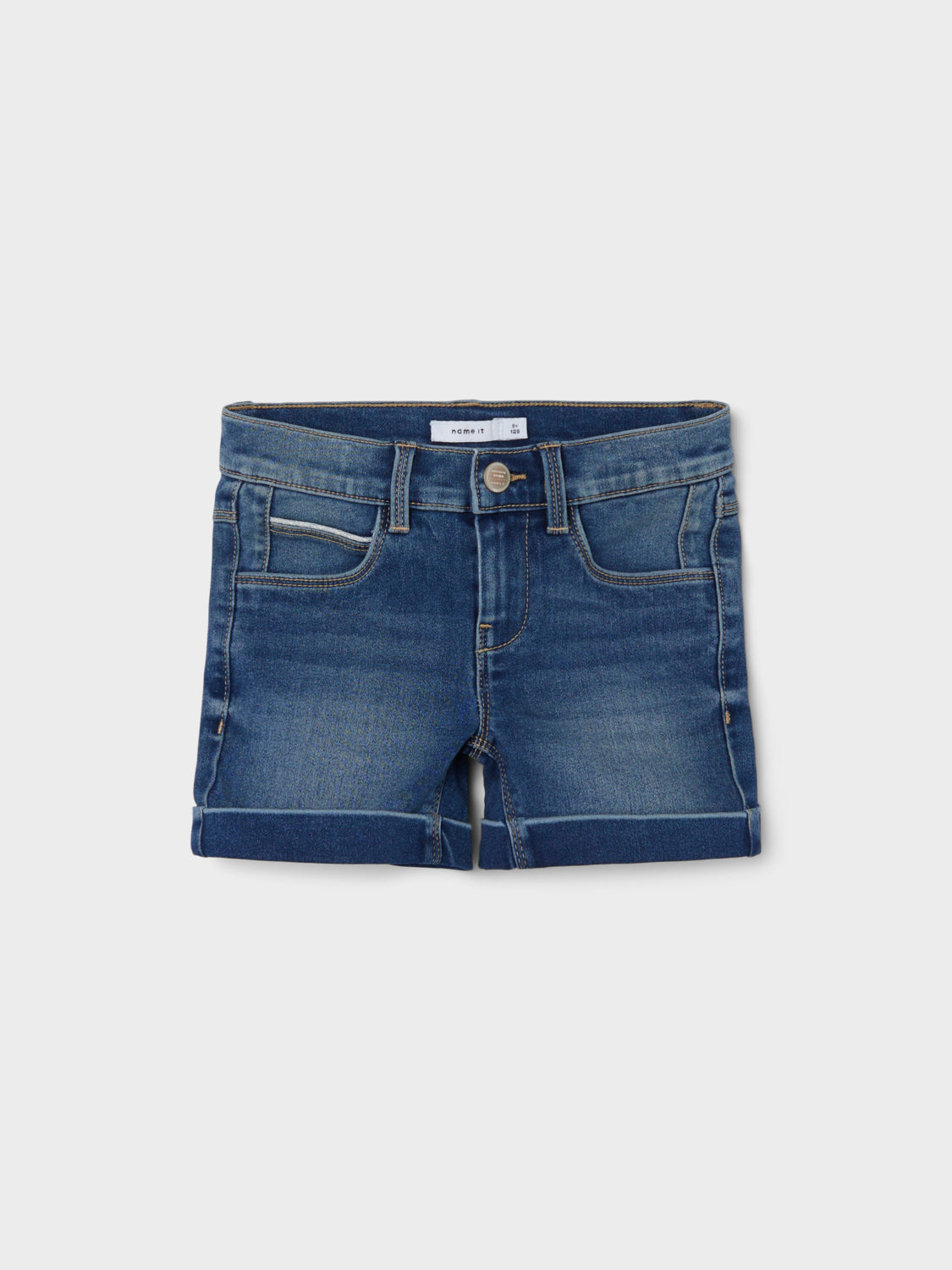 NKFSALLI Shorts - Medium Blue Denim