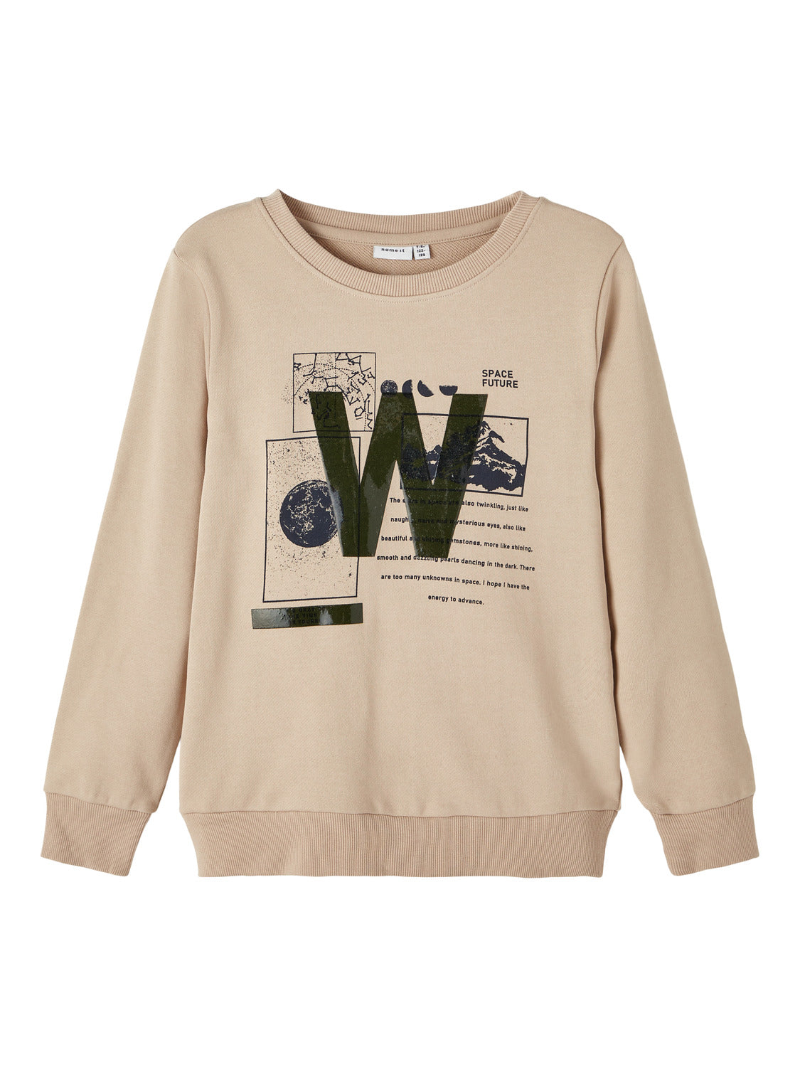 NKMLOLIVER Sweatshirts - Humus