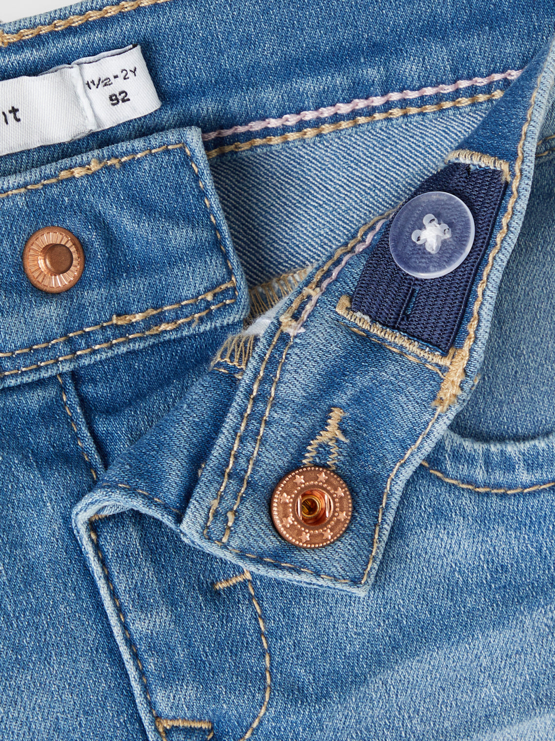 NMFSALLI Shorts - Medium Blue Denim