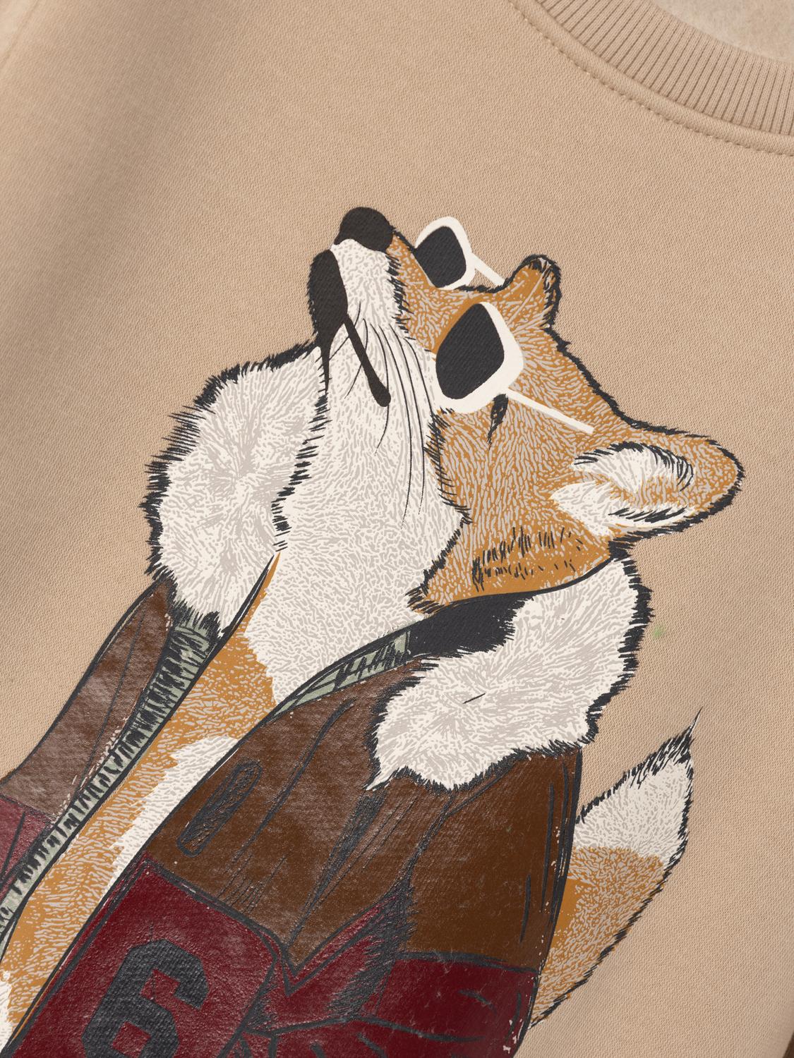 NKMRIKOLAJ Sweatshirts - Oxford Tan