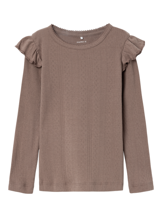 NMFNINNA T-Shirts & Tops - Deep Taupe