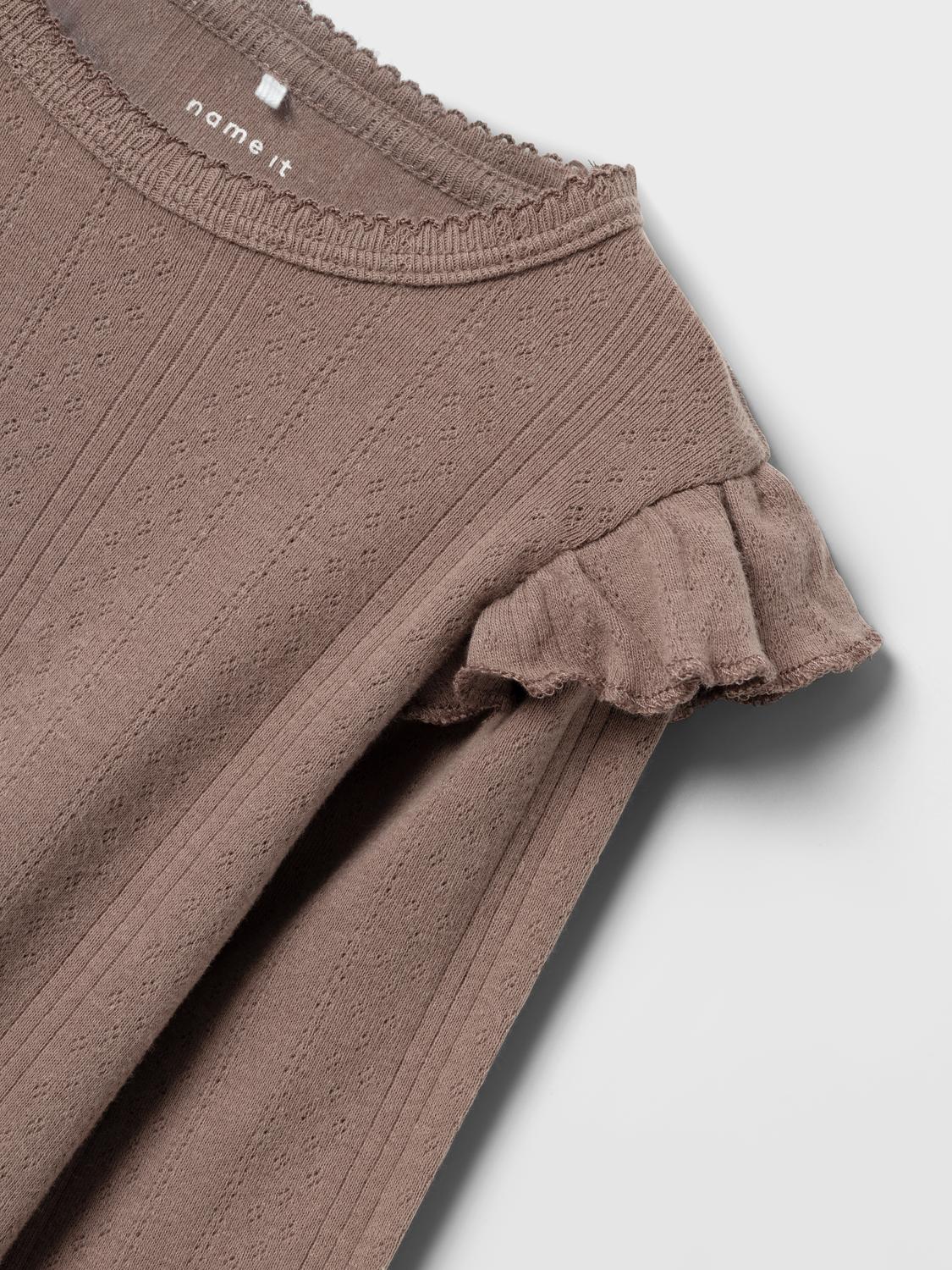 NMFNINNA T-Shirts & Tops - Deep Taupe