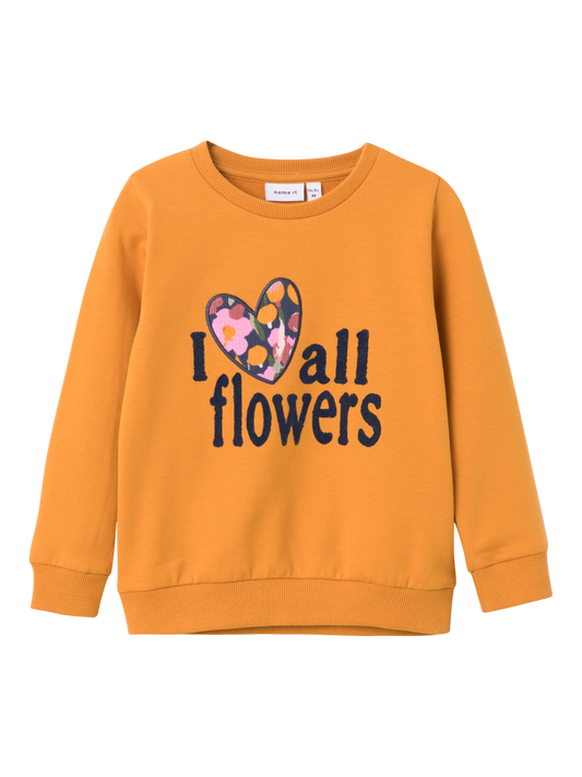 NMFOFELINA Sweatshirts - Inca Gold