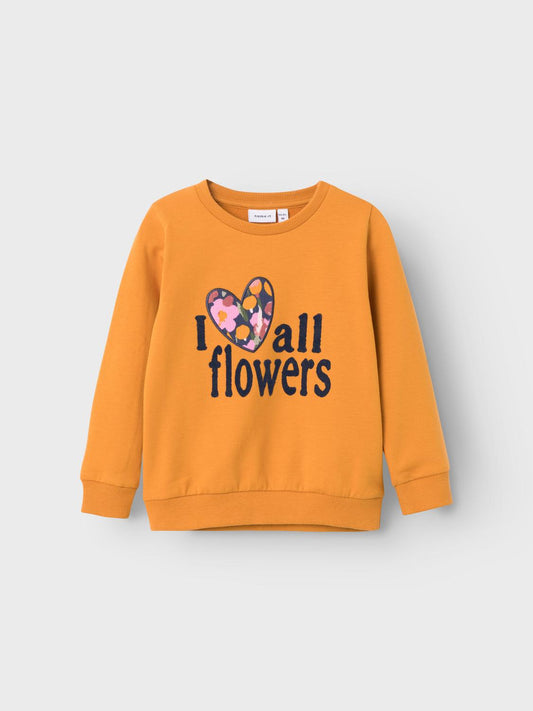 NMFOFELINA Sweatshirts - Inca Gold
