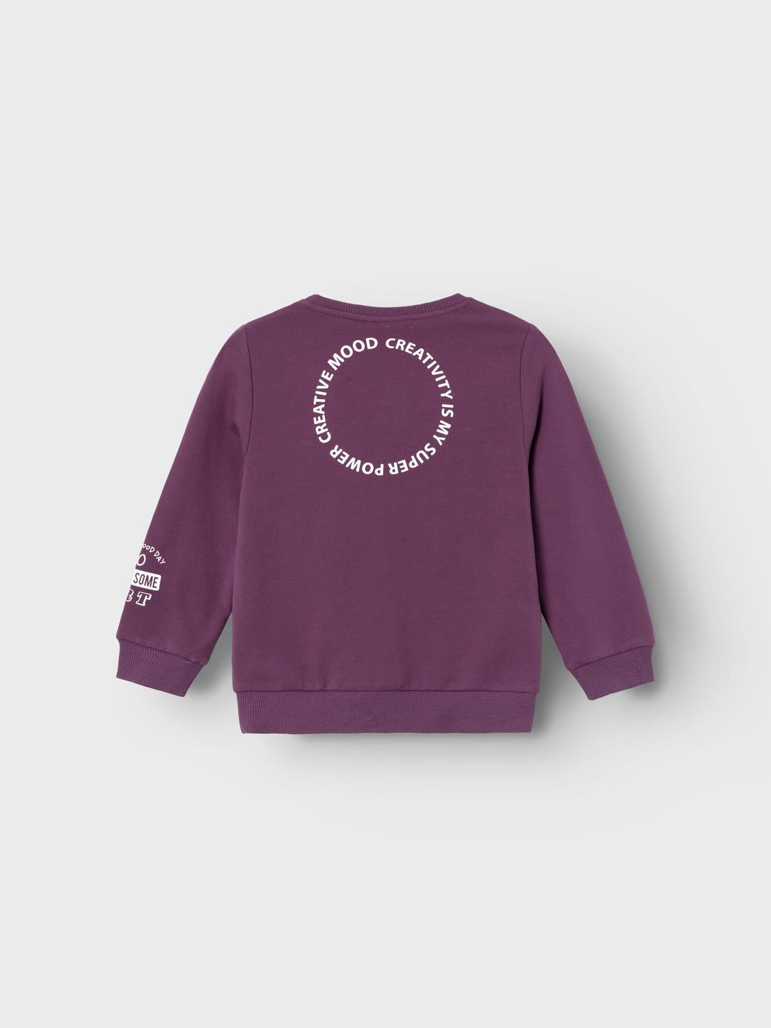NMMOKARL Sweatshirts - Prune Purple