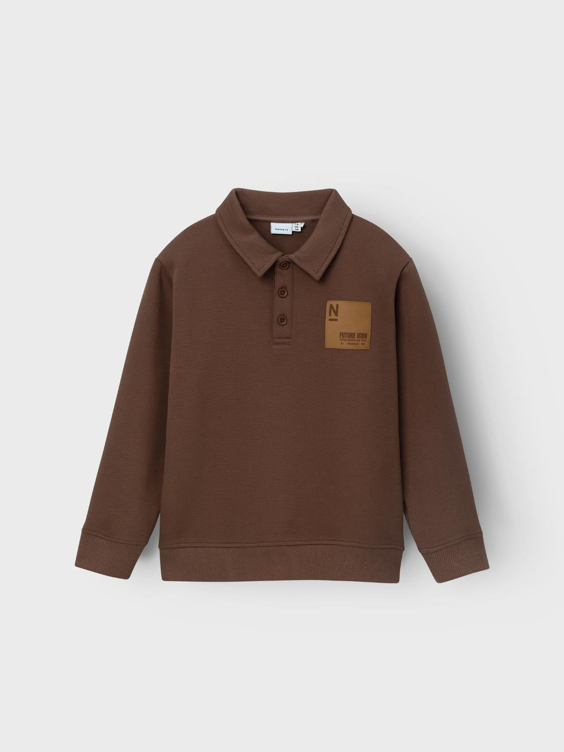 NKMSAVASE Sweatshirts - Mustang