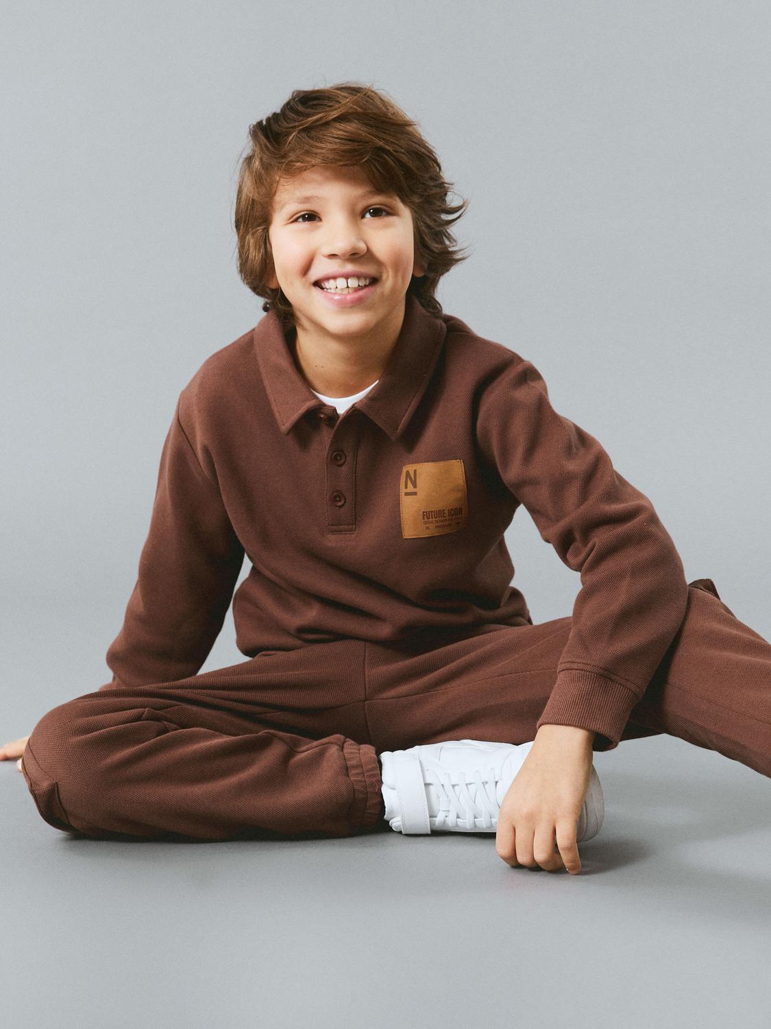 NKMSAVASE Sweatshirts - Mustang
